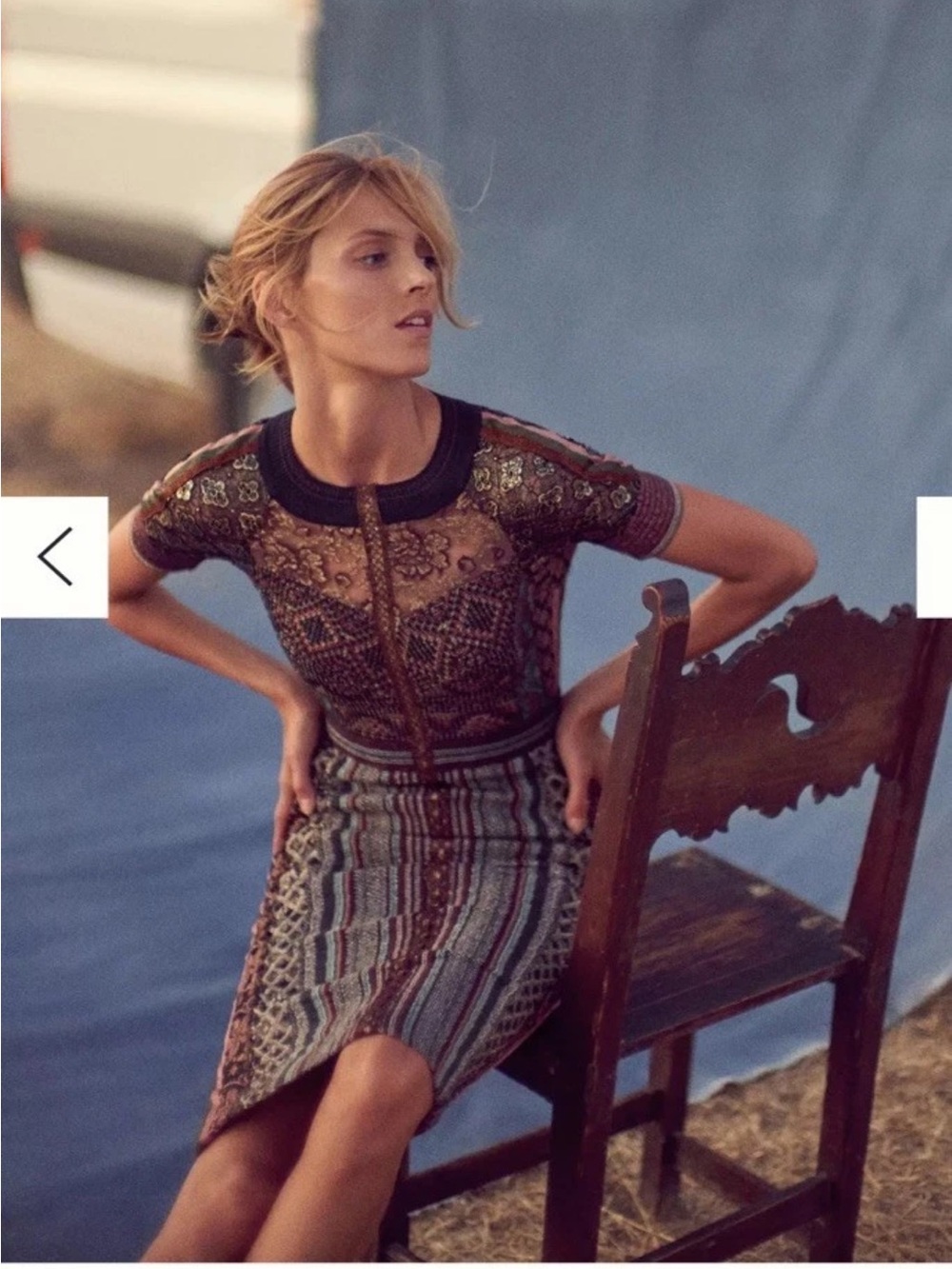 LAST CALL!! Anthropologie Byron Lars Nobility Dress Column Sheath Midi Textured